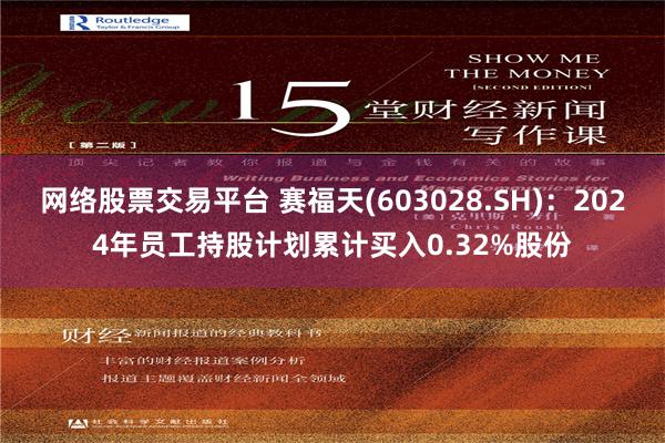网络股票交易平台 赛福天(603028.SH)：2024年员工持股计划累计买入0.32%股份