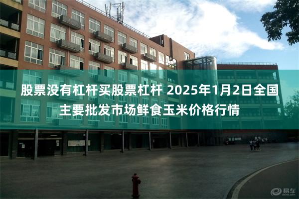 股票没有杠杆买股票杠杆 2025年1月2日全国主要批发市场鲜食玉米价格行情