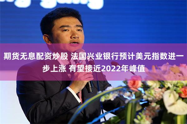 期货无息配资炒股 法国兴业银行预计美元指数进一步上涨 有望接近2022年峰值