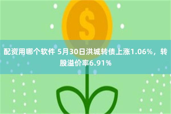 配资用哪个软件 5月30日洪城转债上涨1.06%，转股溢价率6.91%