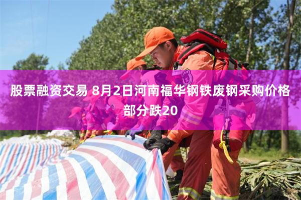 股票融资交易 8月2日河南福华钢铁废钢采购价格部分跌20