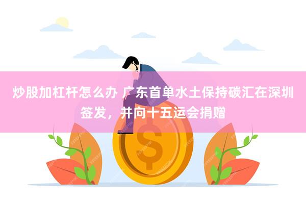 炒股加杠杆怎么办 广东首单水土保持碳汇在深圳签发，并向十五运会捐赠