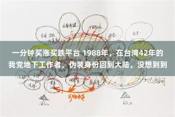 一分钟买涨买跌平台 1988年，在台湾42年的我党地下工作者，伪装身份回到大陆。没想到到