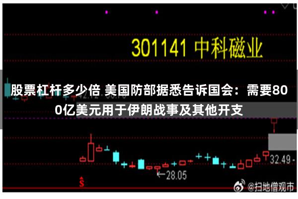 股票杠杆多少倍 美国防部据悉告诉国会:需要800亿美元用于伊朗战事及其他开支