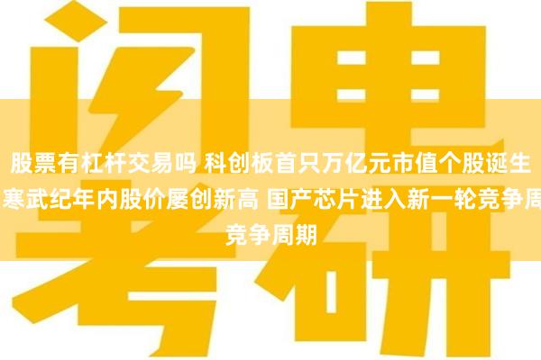 股票有杠杆交易吗 科创板首只万亿元市值个股诞生 ，寒武纪年内股价屡创新高 国产芯片进入新一轮竞争周期
