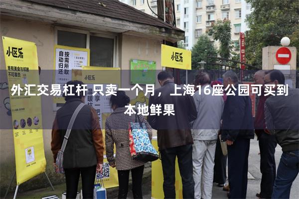 外汇交易杠杆 只卖一个月，上海16座公园可买到本地鲜果