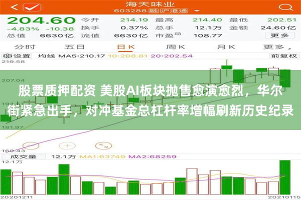 股票质押配资 美股AI板块抛售愈演愈烈，华尔街紧急出手，对冲基金总杠杆率增幅刷新历史纪录
