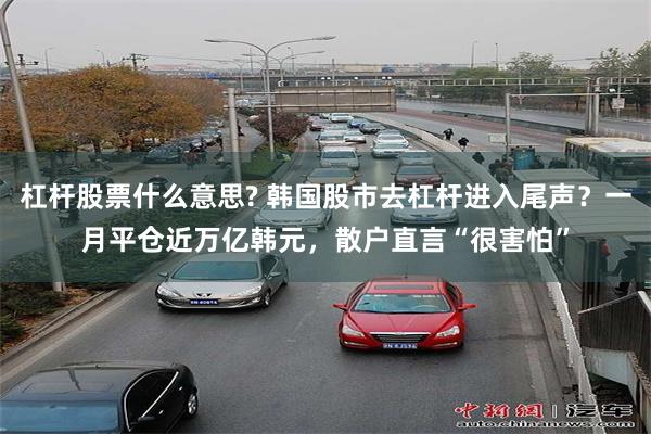 杠杆股票什么意思? 韩国股市去杠杆进入尾声？一月平仓近万亿韩元，散户直言“很害怕”