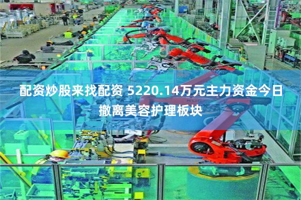 配资炒股来找配资 5220.14万元主力资金今日撤离美容护理板块