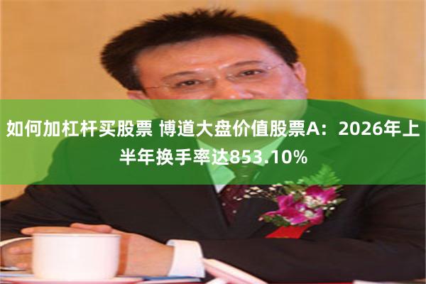 如何加杠杆买股票 博道大盘价值股票A：2026年上半年换手率达853.10%