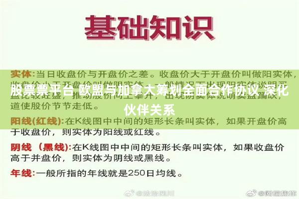 股票票平台 欧盟与加拿大筹划全面合作协议 深化伙伴关系